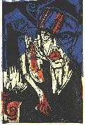 Ernst Ludwig Kirchner Fights oil painting